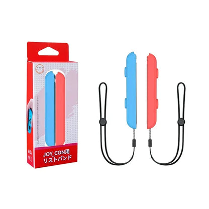Joy-Con wrist strap pair for Nintendo Switch in blue pink with black lanyards FLIPSTYLEZLLC on Tampa Home & Garden Store