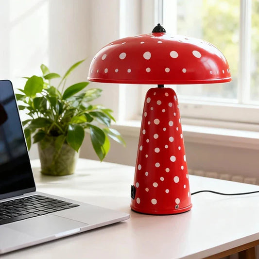 Touch LED Mushroom Table Lamp Night Light Wireless Charging Bedside Desk Lamp - Tampa Home & Garden Store