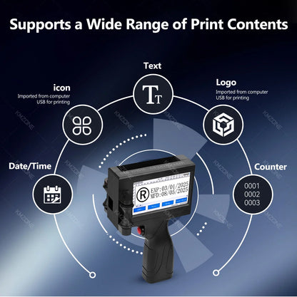 Portable Handheld Inkjet Printer TIJ coding machine with touch screen by UpTrend Deals on Tampa Home & Garden Store