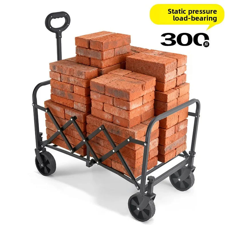 Small Folding Cart for Picnic and Garden Use
