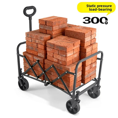 Small Folding Cart for Picnic and Garden Use