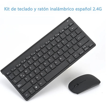 Wireless 78-key Spanish keyboard and mouse set black by FLIPSTYLEZLLC on Tampa Home & Garden Store