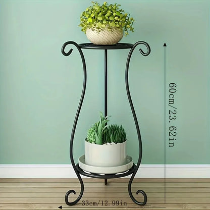 European Metal Flower Stand for Home Garden