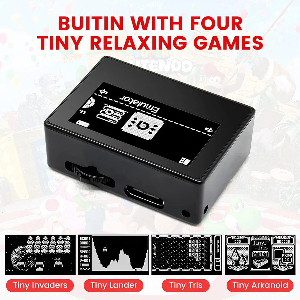 NFC Pixl Emulator OLED Bluetooth device by FLIPSTYLEZLLC, compact black for Switch/3DS/Wii U on Tampa Home & Garden Store
