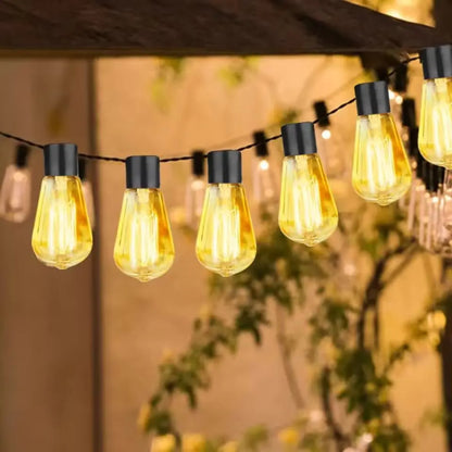 1PC Solar Bulbs String Lights Perfecsy outdoor waterproof garden lamps, Edison-style warm bulbs on Tampa Home & Garden Store