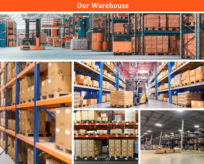 Spanish keyboard wireless mouse set stored in a FLIPSTYLEZLLC warehouse with stacked boxes on Tampa Home & Garden Store