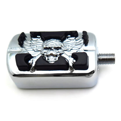 Chrome skull shifter foot peg for Harley motorcycles by BikerZoneZ on Tampa Home & Garden Store