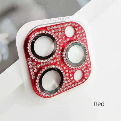Diamond Metal Camera Lens Protector for IPhone