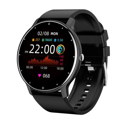 Men's smart watch UpTrend Deals with full touch screen, waterproof, black metal band on Tampa Home & Garden Store
