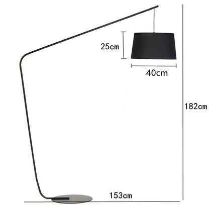Led Fishing Floor Lamp With Remote Control