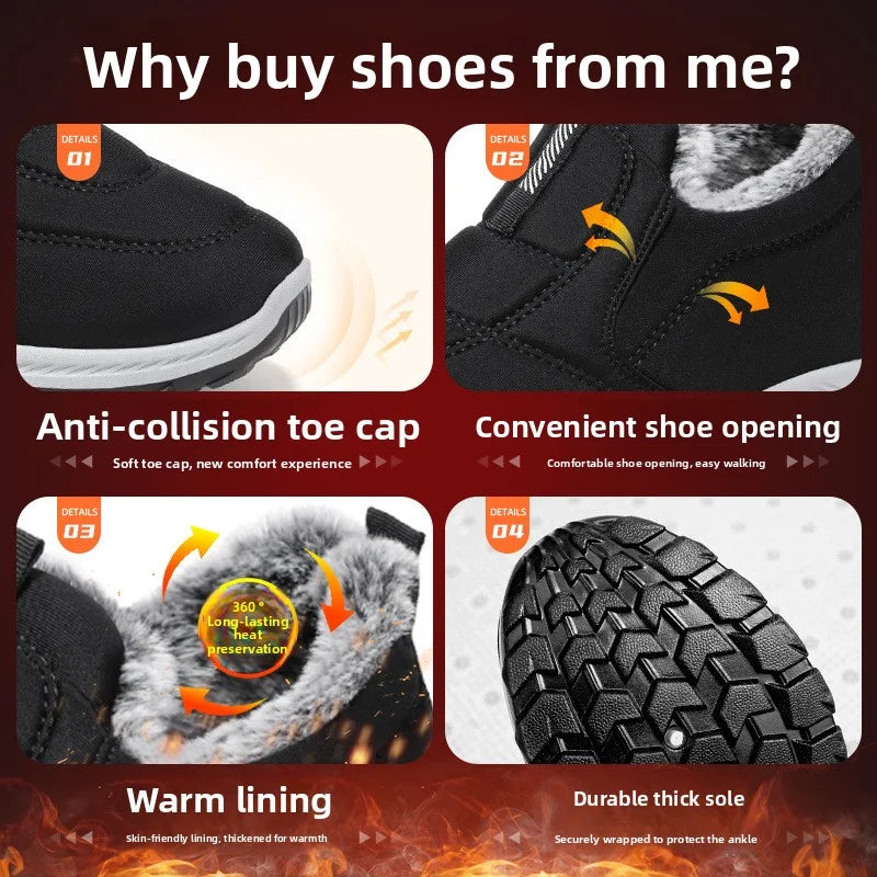 Women's Winter Snow Boots by UpTrend Deals with warm lining and non-slip sole on Tampa Home & Garden Store