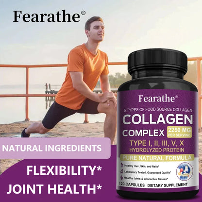 Multi Collagen Capsules for Skin and Hair Care