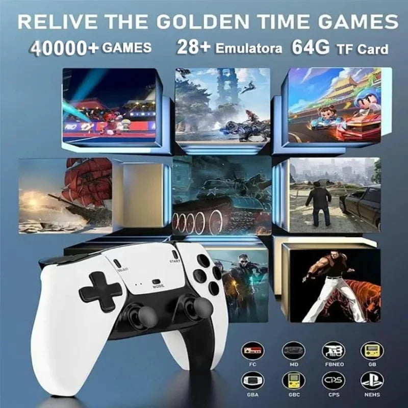 FLIPSTYLEZLLC 128G M15 4K TV game stick with white wireless gamepads and 64G TF card on Tampa Home & Garden Store
