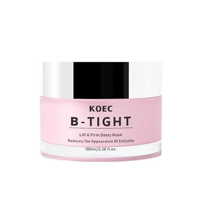 KOEC B-TIGHT lifting firming booty mask jar pink with black lid 100 ml on Tampa Home & Garden Store