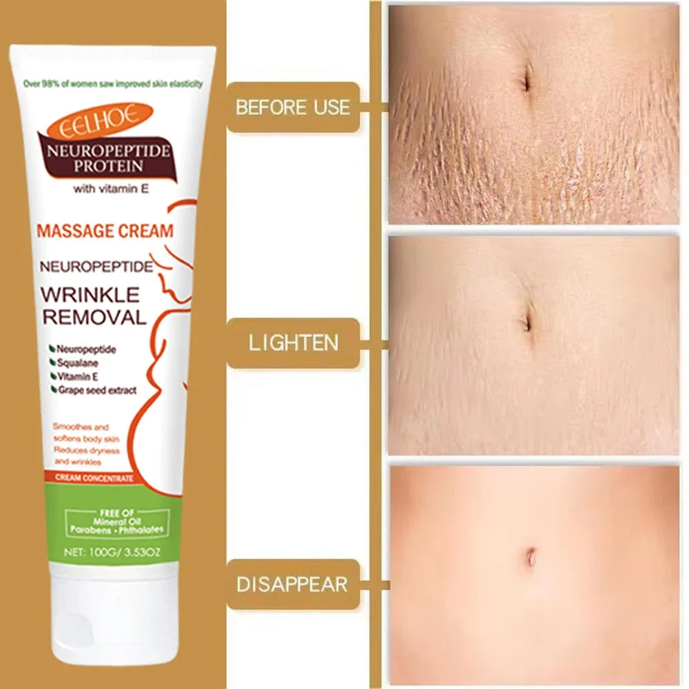 Neuropeptide wrinkle removal cream 100g tube with orange label and vitamin E on Tampa Home & Garden Store