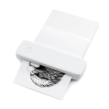 Portable USB label printer UpTrend Deals, white compact wireless device printing eagle label on Tampa Home & Garden Store