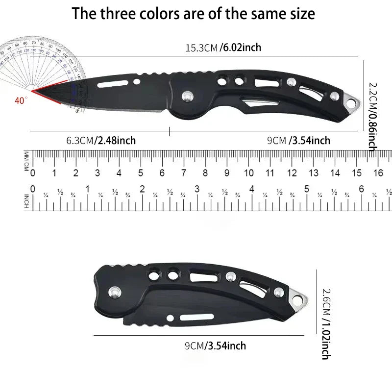 Portable Folding Knife with Stainless Steel Blade