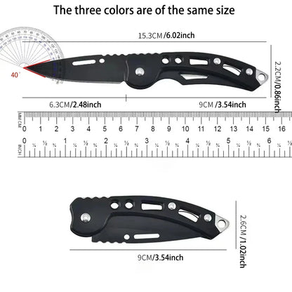 Portable Folding Knife with Stainless Steel Blade