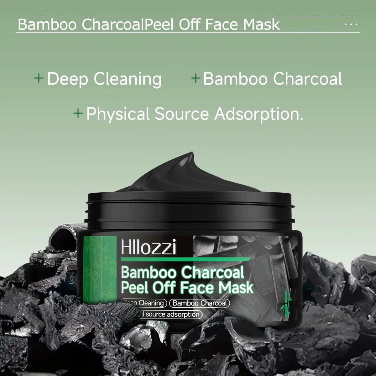Bamboo Charcoal Peel Off Face Mask 100ml by Silcy Skin, deep cleansing and pore refining on Tampa Home & Garden Store