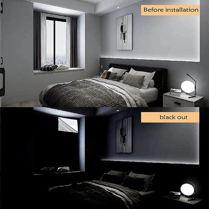 Blackout Window Tint Film by UpTrend Deals for home and car; privacy darkening, dual-view on Tampa Home & Garden Store