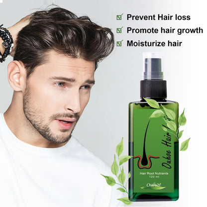 Hair growth spray Silcy Skin in a green bottle with spray top and leafy accents on Tampa Home & Garden Store