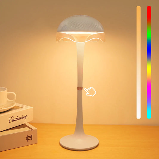 RGB Touch Desk Lamp Rechargeable Eye Care Bedside Night Light for Bedroom - Tampa Home & Garden Store