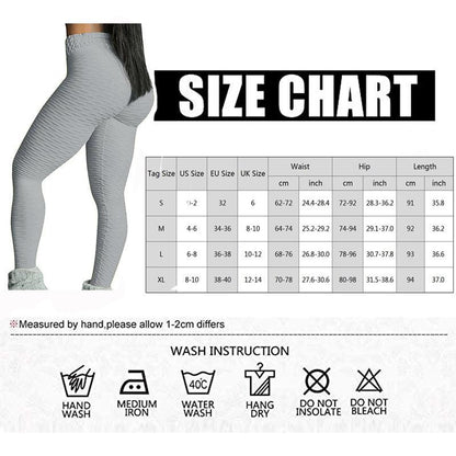 Stevvex Soft Push Up Leggings Women, high-waisted tummy control, light gray textured fabric on Tampa Home & Garden Store