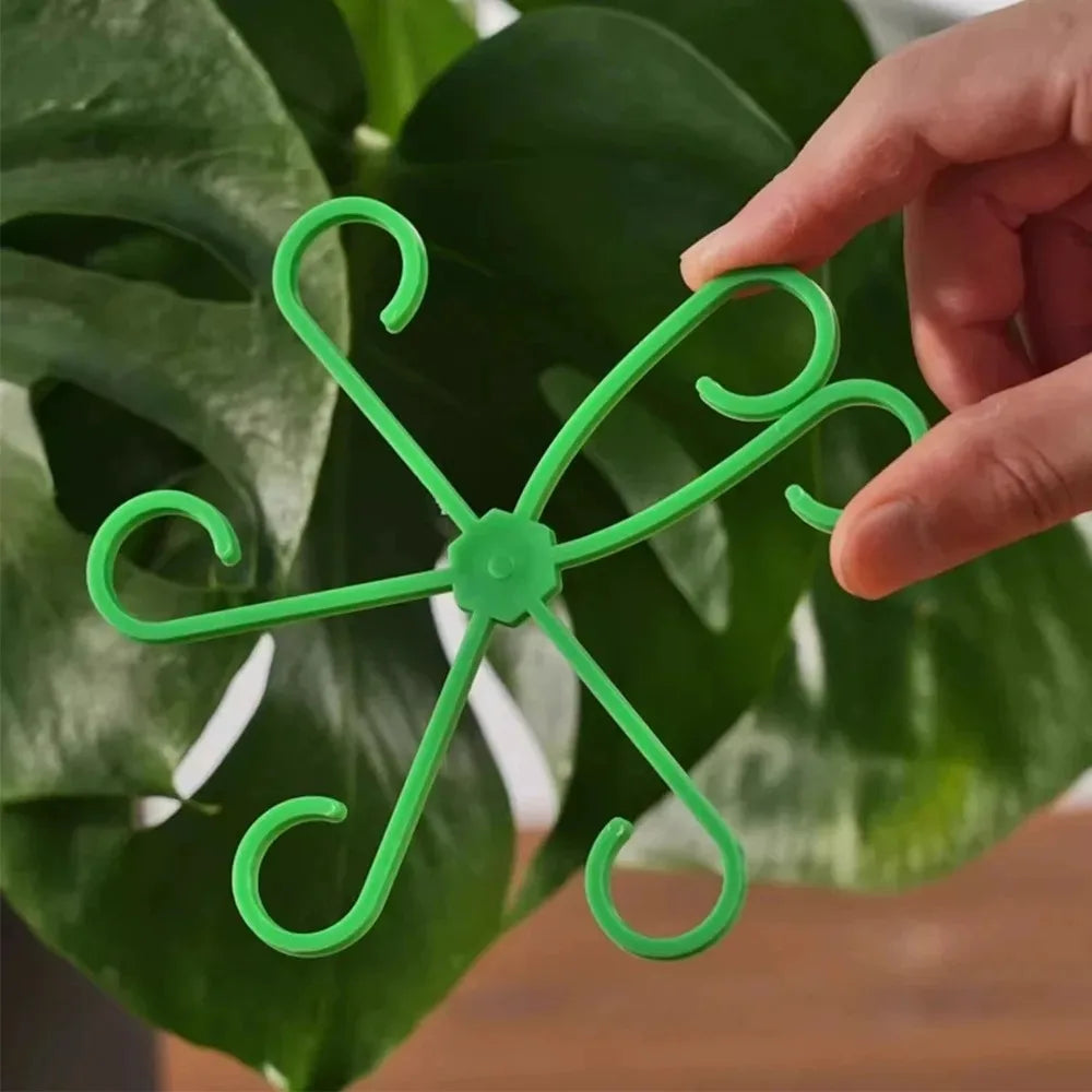 Indoor Plant Support Stakes and Plastic Hoops