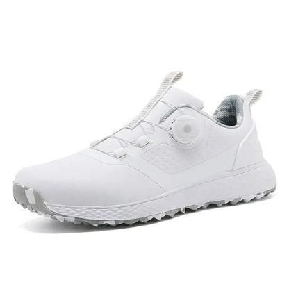 Golf sneakers white waterproof breathable shoes with BOA dial closure, chunky outsole on Tampa Home & Garden Store