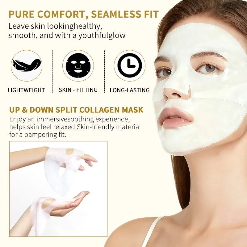 Overnight collagen sheet mask by Silcy Skin, lightweight, skin-fitting anti-aging hydration on Tampa Home & Garden Store