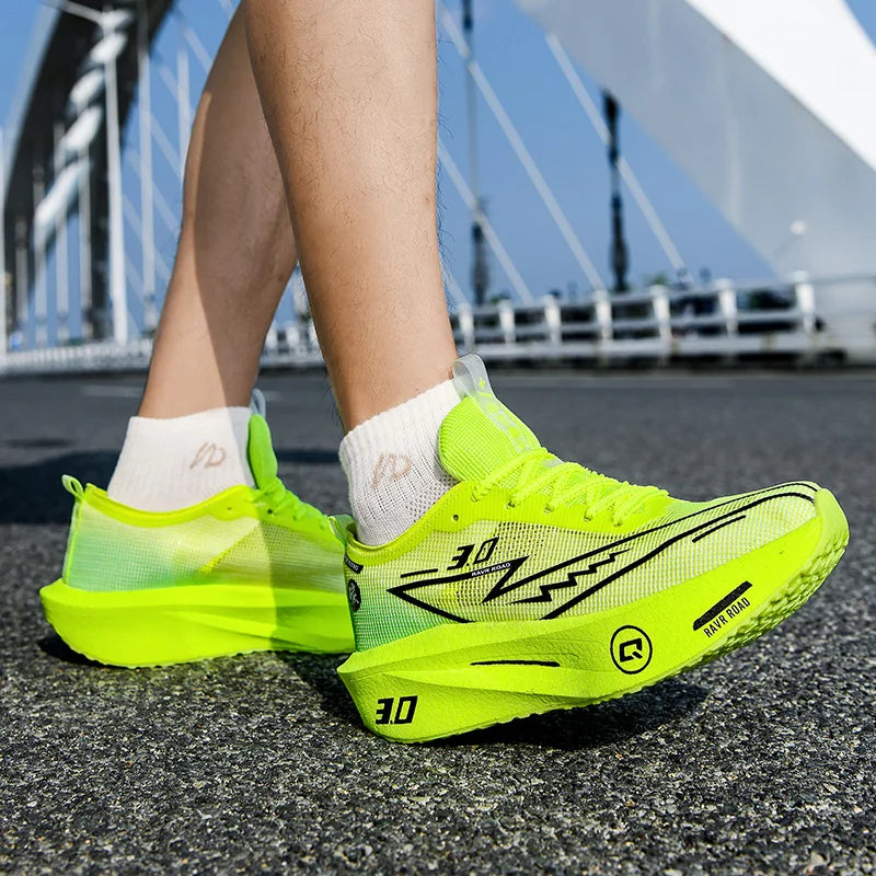 Men's Training Sneakers Cushioned Mesh Board Shoe EstaliosFit, neon lime athletic shoes, pair on Tampa Home & Garden Store