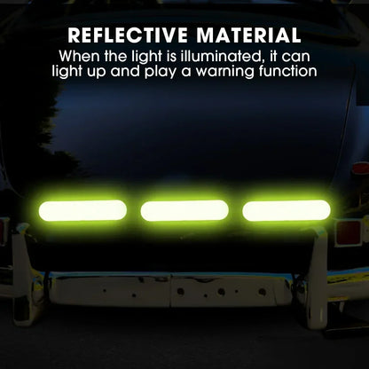 All Gear reflective stickers lime-green bumper strips (3) on a car by BikerZoneZ on Tampa Home & Garden Store