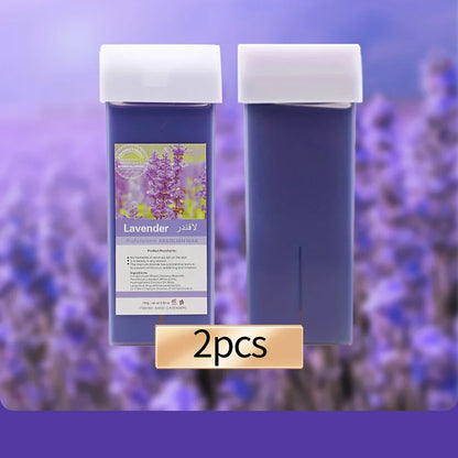 2pcs lavender wax cartridge refill for bikini/body hair removal, purple bottles on Tampa Home & Garden Store