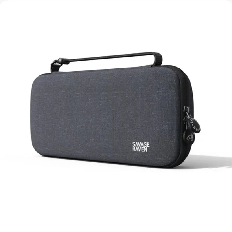 Savage Raven EDC carrying case for Nintendo Switch 2 in dark gray fabric with top handle on Tampa Home & Garden Store