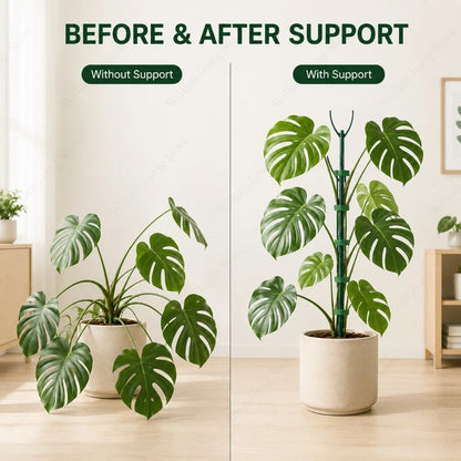 Tall Stackable Plant Support Stakes and Ties