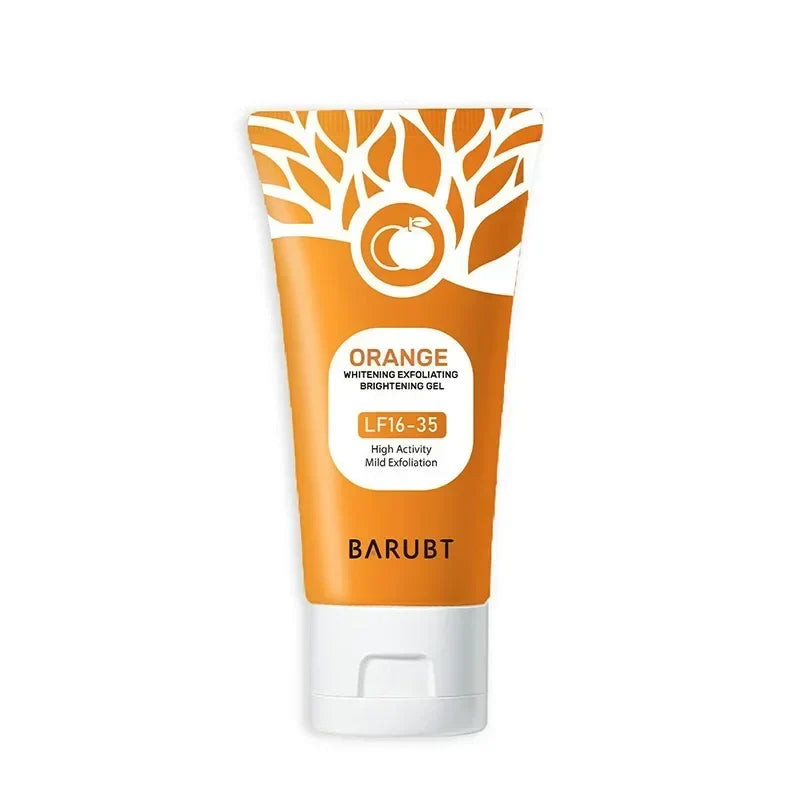 Orange exfoliating gel for face and body by Silcy Skin, 50g tube on Tampa Home & Garden Store