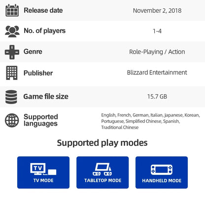 Nintendo Switch Diablo III Eternal Collection game by FLIPSTYLEZLLC, 14-language support, 15.7 GB on Tampa Home & Garden Store