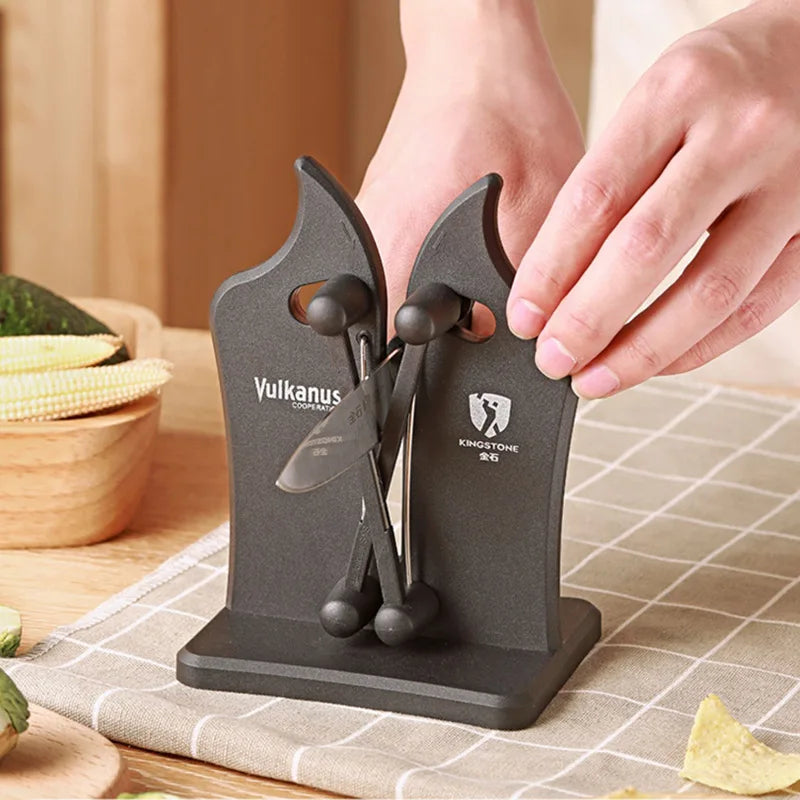 Quick and Portable Kitchen Knife Sharpener