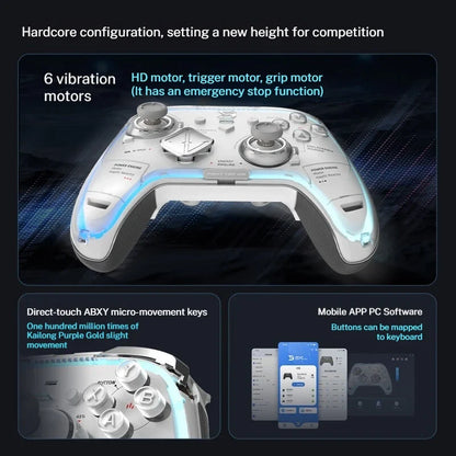 ZD Ultimate Game Controller Elite modular RGB Bluetooth controller with six vibration motors on Tampa Home & Garden Store