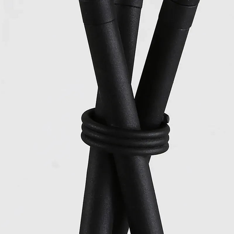 DecorBites Knox tripod floor lamp black metal legs with cord wrap Nordic home decor on Tampa Home & Garden Store