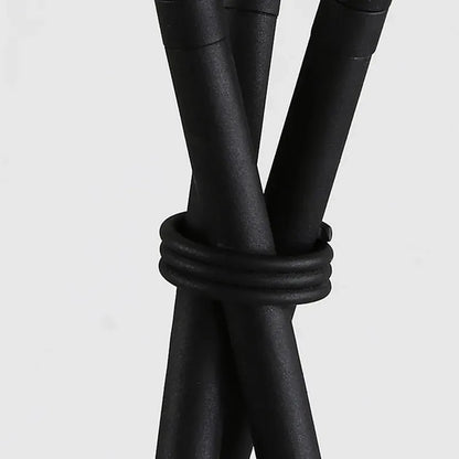 DecorBites Knox tripod floor lamp black metal legs with cord wrap Nordic home decor on Tampa Home & Garden Store