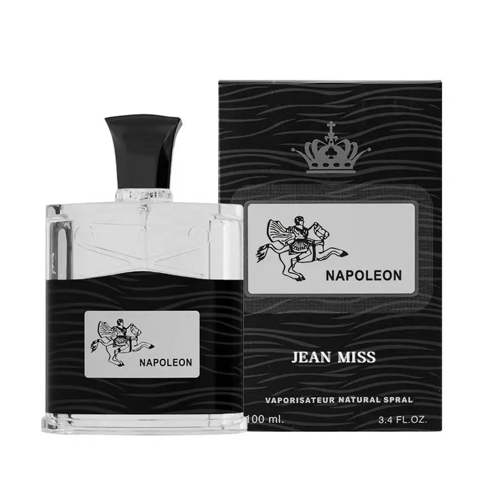 Napoleon Miss perfume bottle and box 2-piece set, 100 ml, black striped design on Tampa Home & Garden Store