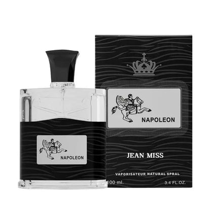 Napoleon Miss perfume bottle and box 2-piece set, 100 ml, black striped design on Tampa Home & Garden Store