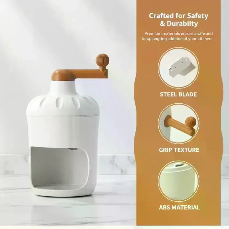 Manual Ice Crusher for Home and Patio Use