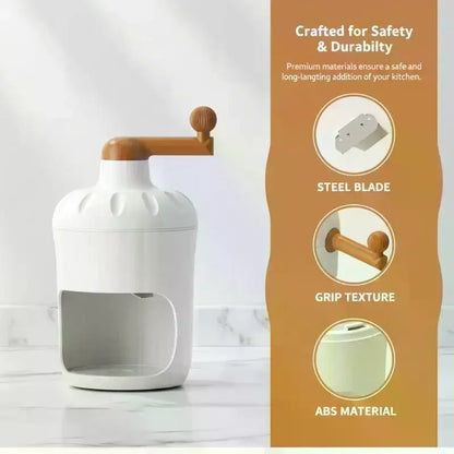 Manual Ice Crusher for Home and Patio Use