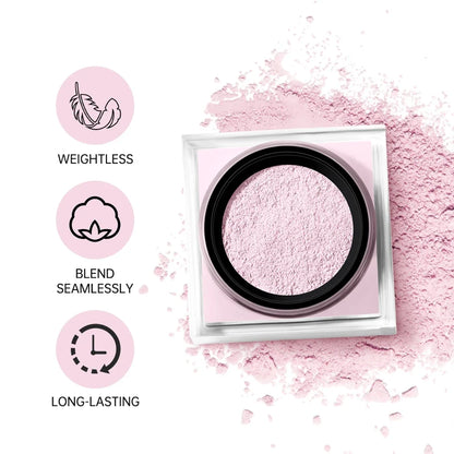 Silcy Skin waterproof loose setting powder in pink matte oil-control long-lasting on Tampa Home & Garden Store
