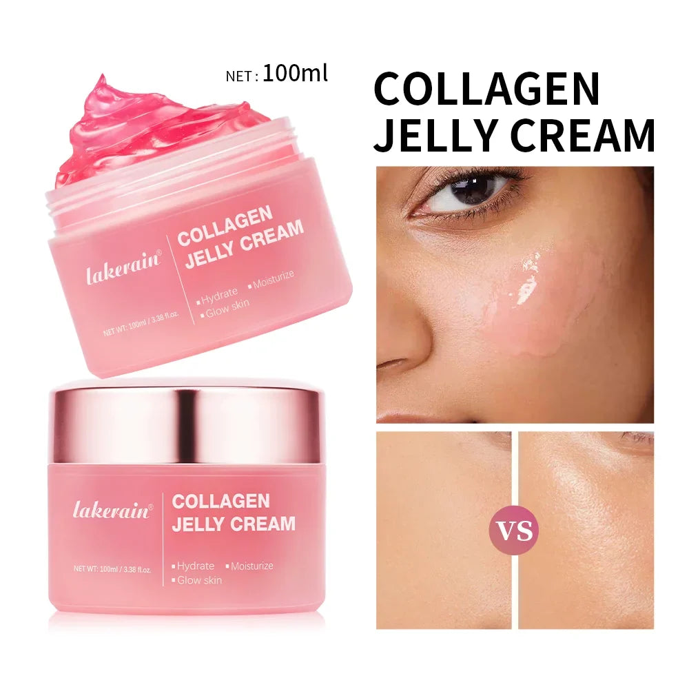 Collagen Jelly Cream 2x jars by Lakerain; niacinamide hydrating anti aging moisturizer on Tampa Home & Garden Store