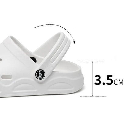 Lightweight Women Clogs and Beach Sandals White