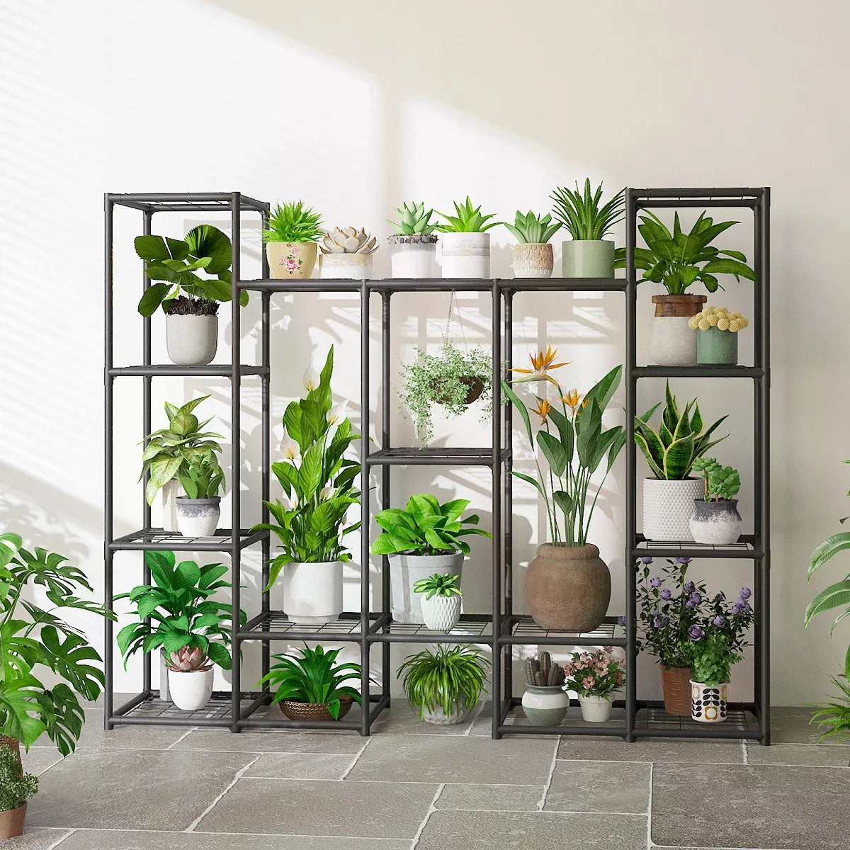 Waterproof Metal Plant Stand and Rack For Patio