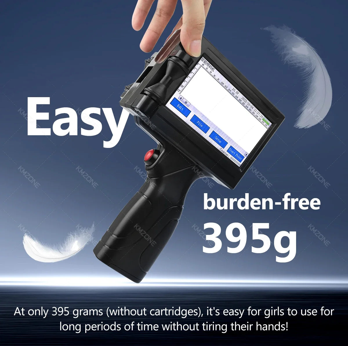 Portable handheld TIJ inkjet printer with touch screen, black UpTrend Deals on Tampa Home & Garden Store